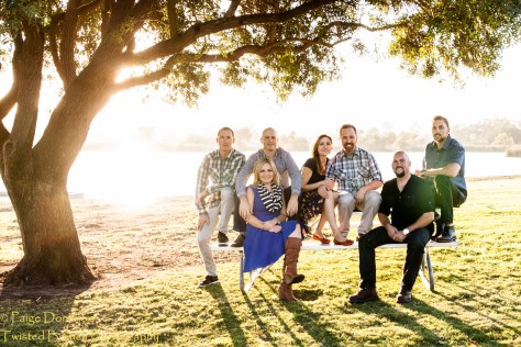 This was taken of the family at sunset by the lake © Paige Donahoe